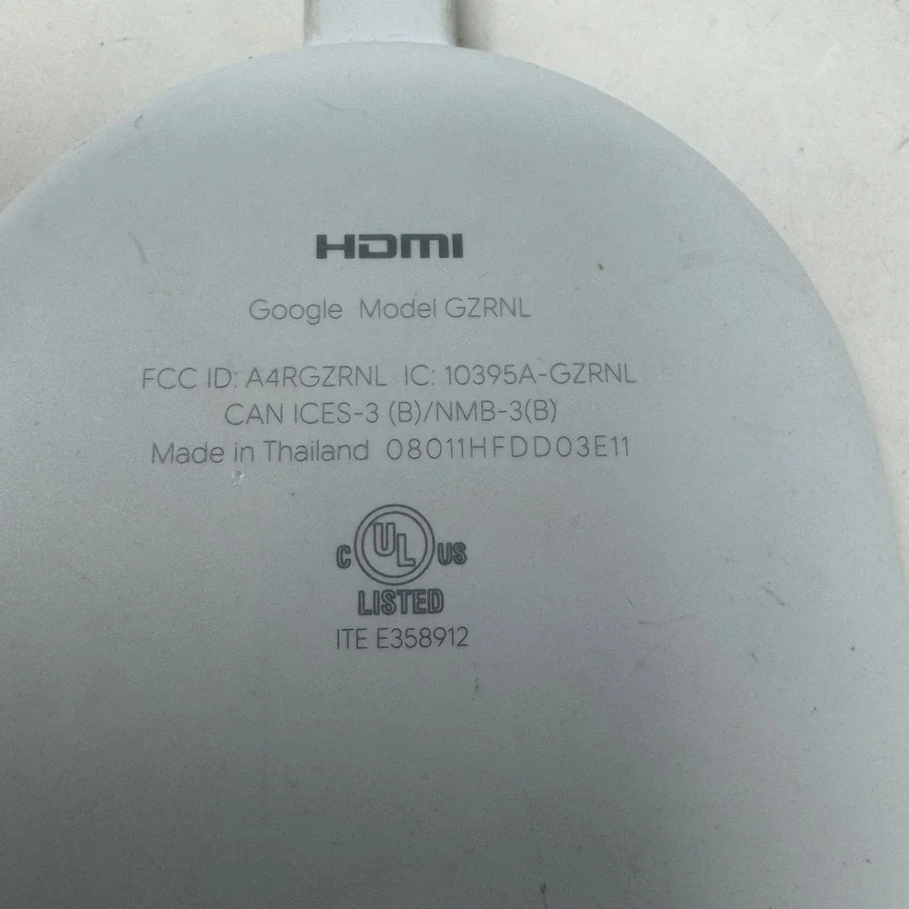 Google Chromecast Bundle GZRNL‎ NC2-6A5 H2G2-42 Streaming Media Players